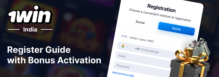 How to register and activate bonuses at 1Win India - Step by step instructions