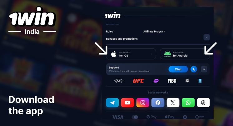 Download 1Win India App to start playing Aviator on Mobile