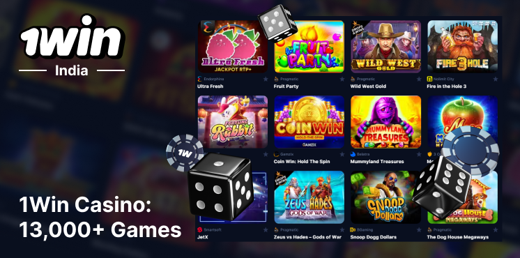 1Win Casino India is a giant catalog of casino games of all formats