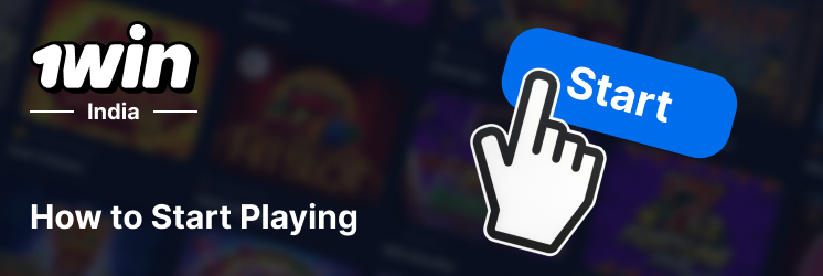 To start playing at 1Win, you should log in or register